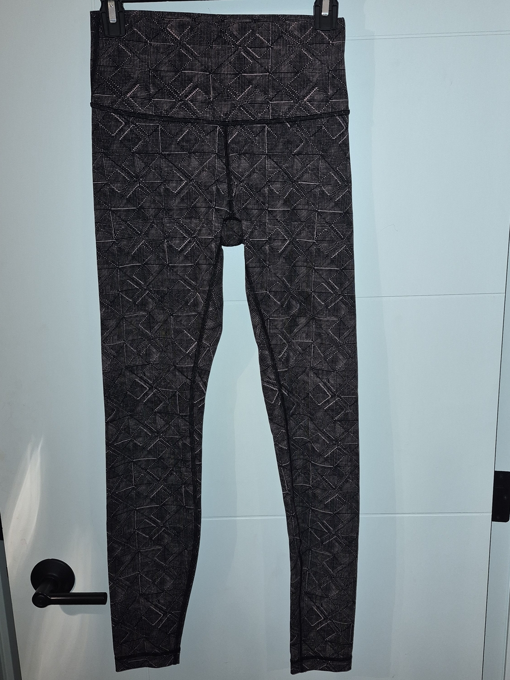lululemon athletica Black Geometric Print High-Rise Leggings